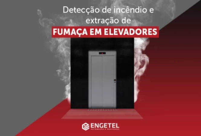 Detecção de incêndio e extração de fumaça em elevadores