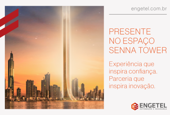 Espaço Senna Tower - Experiência que inspira confiança. Parceria que inspira inovação.